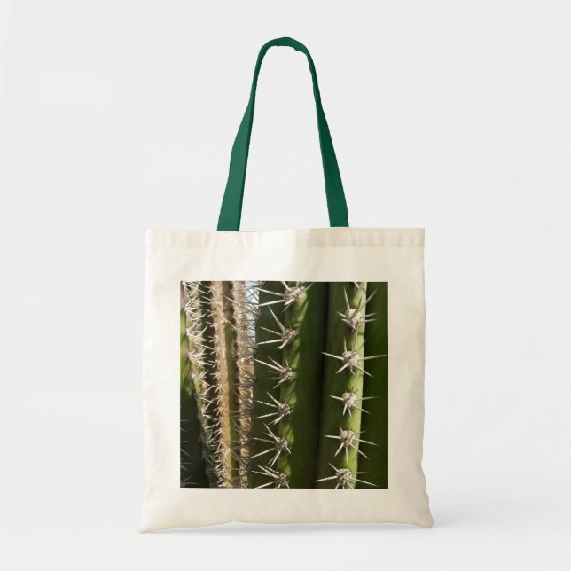 Barrel Cactus II Desert Nature Foto Tragetasche (Vorne)