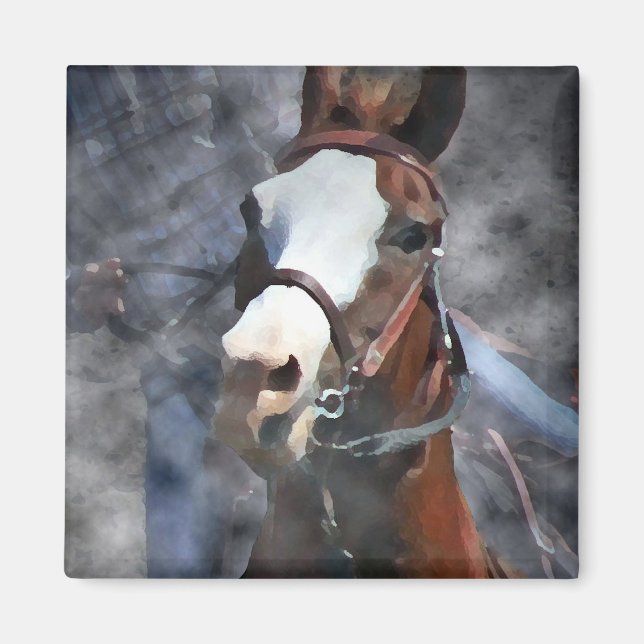 BARREL HORSE MAGNET (Vorne)