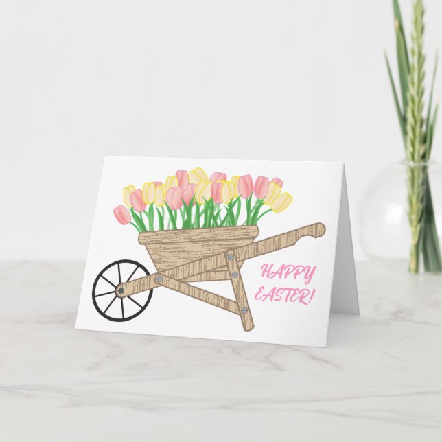 BARREL OF EASTER WISHES CARD DANKESKARTE (Vorderseite)