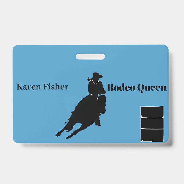 Barrel Racer Ausweis (Vorderseite)