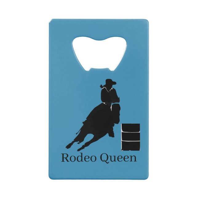 Barrel Racer Geldbeutel Flaschenöffner (Vorderseite)