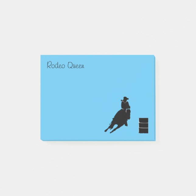 Barrel Racer Post-it Klebezettel (Vorderseite)