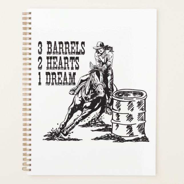 Barrel Racing 3 Barrels 2 Hearts 1 Dream (Devant)
