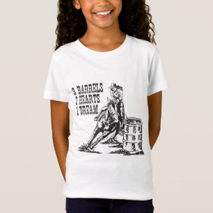 Barrel Racing 3 Barrels 2 Herzen 1 Traum T-Shirt
