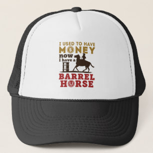 Barrel Racing Funny Barrel Horse Zitat Truckerkappe