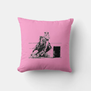 Barrel Racing Horse Kissen