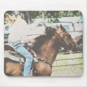 Barrel Racing Horse Mousepad