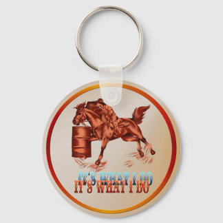 Barrel Racing_It ist, was ich tue -Schlüsselanhäng Schlüsselanhänger