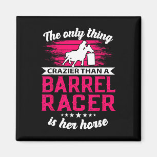 Barrel Racing Roping Reitsport Reiten Reiten Rodeo Magnet