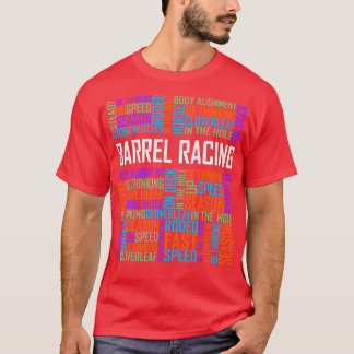 Barrel Racing Words T-Shirt