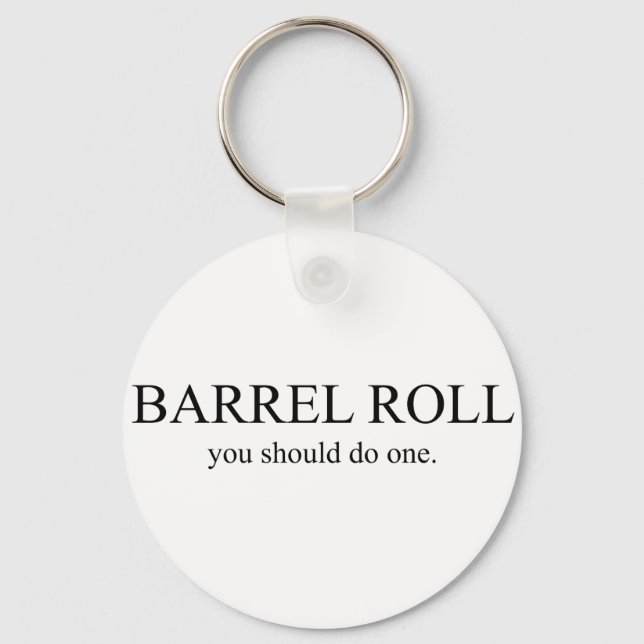 Barrel Roll 1 Schlüsselanhänger (Vorderseite)