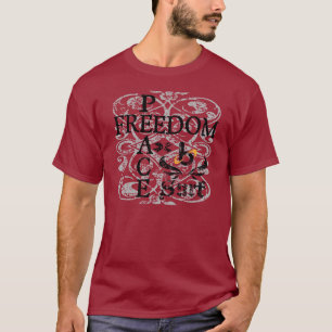 Barrel X begrenztes "Freiheits-/Friedens" T-Shirt