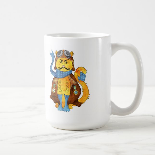 Barren Van Kat Mug Kaffeetasse (Rechts)