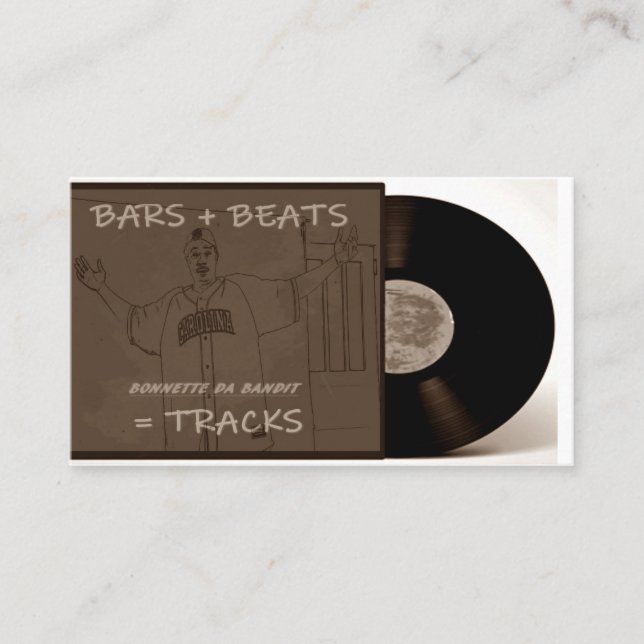 Barres+Beats=Traces cartes de visite (Devant)