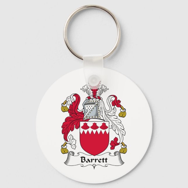 Barrett Familienwappen Schlüsselanhänger (Vorderseite)