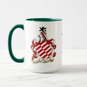 Barrett Irish Coat of Arms Personalisiert Tasse