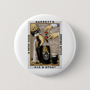 Barretts Ale u. Stout Button