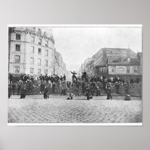 Barricade at the Faubourg Saint-Antoine Poster