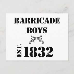 Barricade Boys Odds und Ends Postkarte