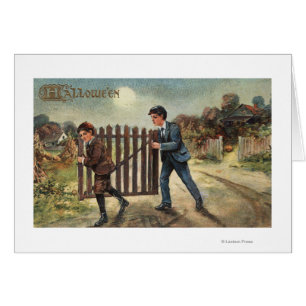 Barrière de transport de Halloween GreetingBoys