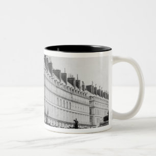 Barrikade während der Kommune von Paris Zweifarbige Tasse