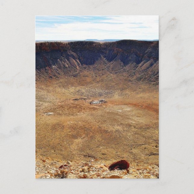 Barringer Meteorite Crater Postkarte (Vorderseite)