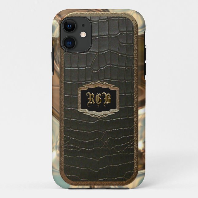 Barrington-Monogramm Case-Mate iPhone Hülle (Rückseite)