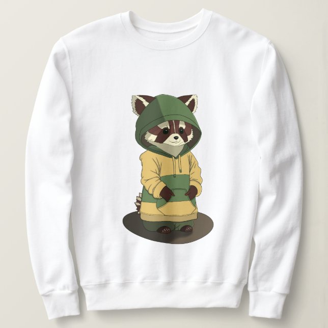 Barron der Raccoon Sweatshirt (Design vorne)