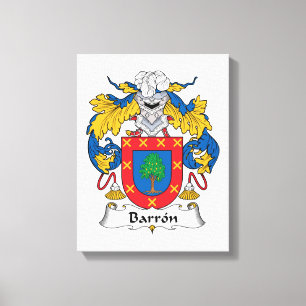Barron Familienwappen Leinwanddruck