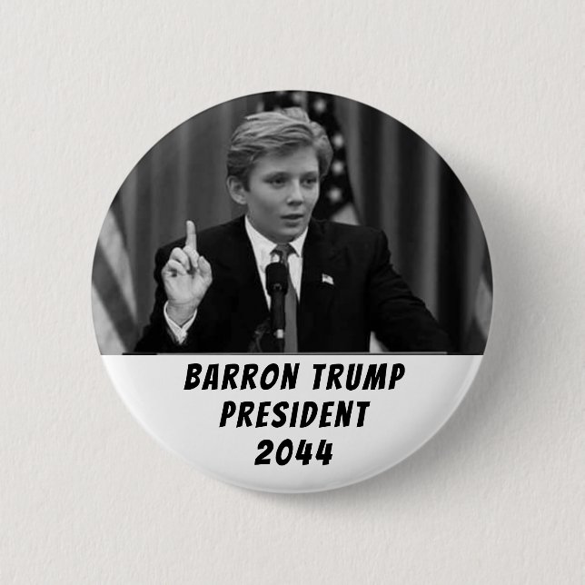 Barron Trump für Präsident Button (Vorderseite)