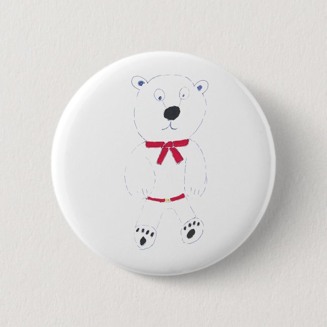 Barry Bear Abzeichen Button (Vorderseite)