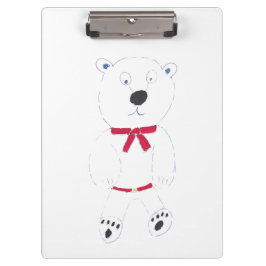 Barry Bear Clipboard Klemmbrett