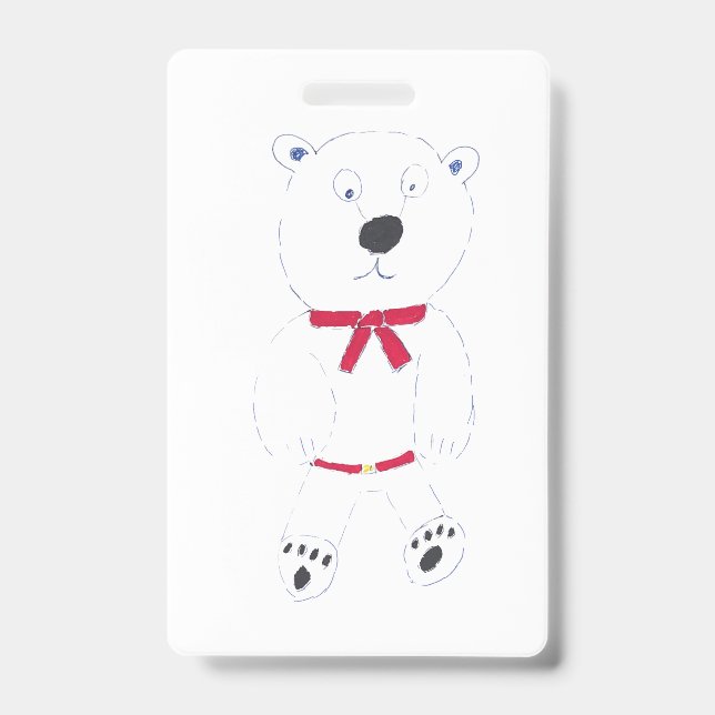 Barry Bear Identity Abzeichen Ausweis (Vorderseite)