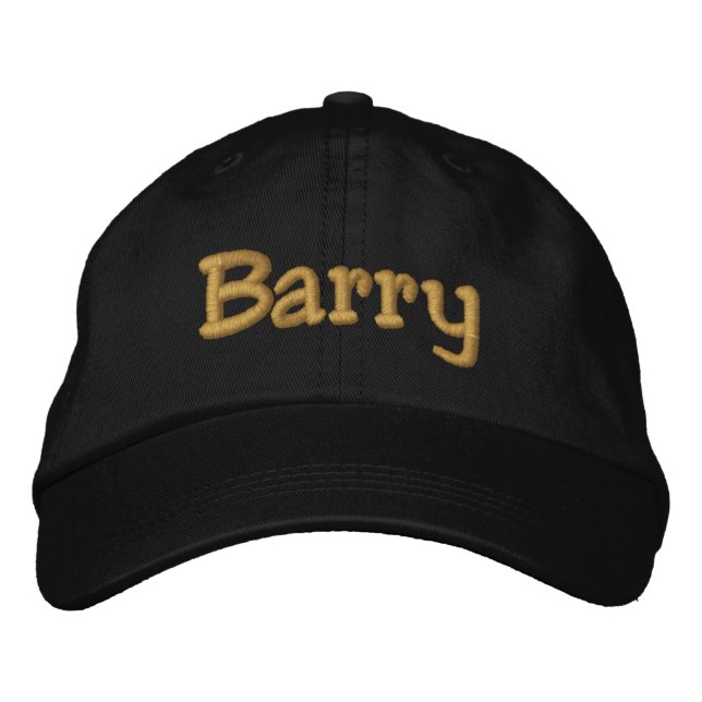 Barry Casquette / Casquette de baseball brodé pers (Devant)