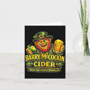 Barry mccockiner mcconconner irischer Pub lustiger Karte