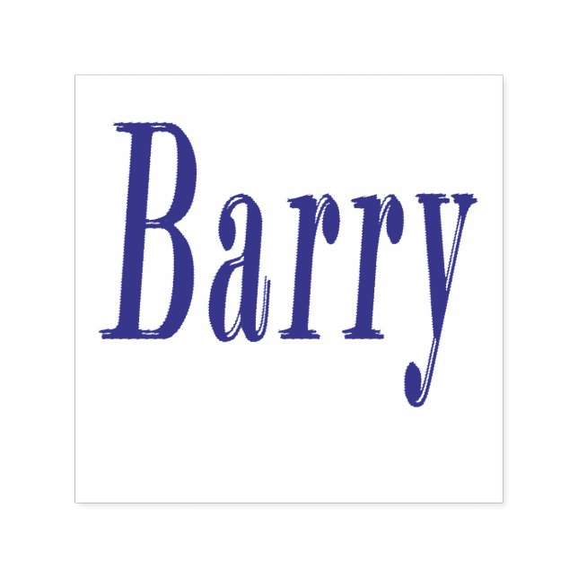 Barry, Name Logo, Permastempel (Design)