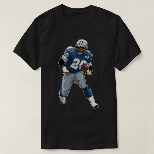 Barry Sanders Take The Ball Classic T-Shirt (Design vorne)