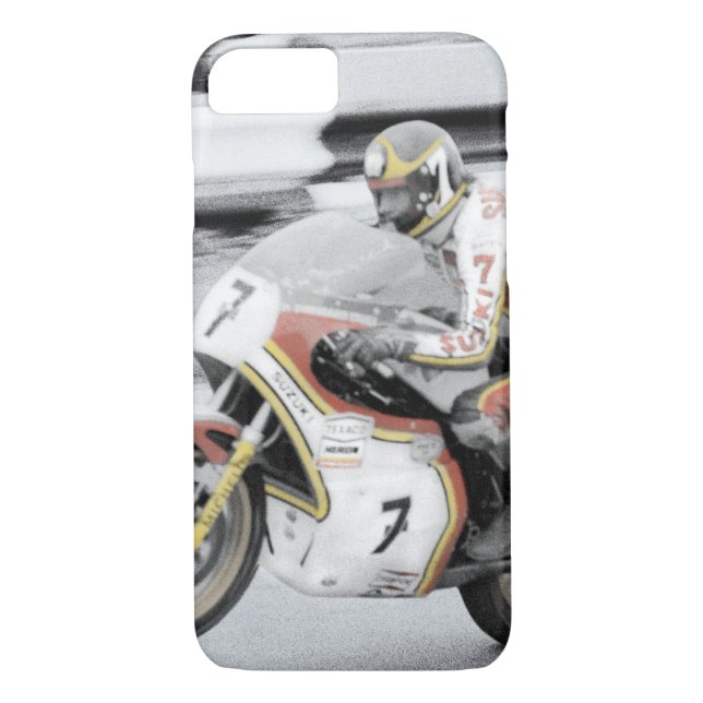 Barry Sheene 2, die handgetönte Version Case-Mate iPhone Hülle (Rückseite)