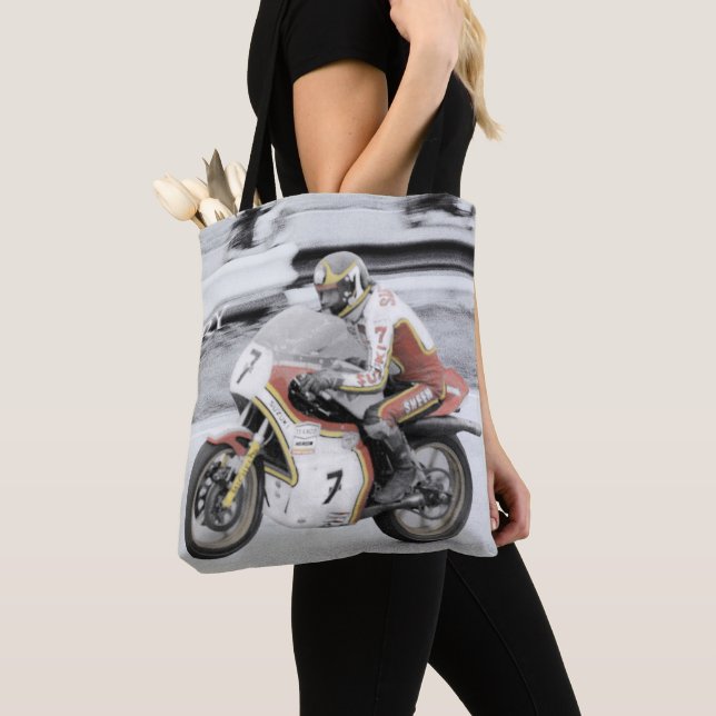 Barry Sheene 2, die handgetönte Version Tasche (Von Nahem)
