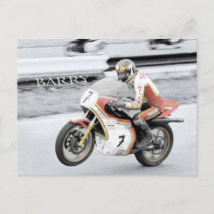 Barry Sheene Postkarte