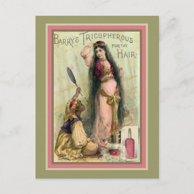 Barrys trikopherous für die Haare Postkarte (Vorderseite)
