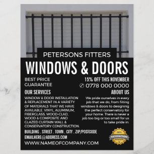 Bars & Shutter, Fensterheber und Türbeschläger Flyer