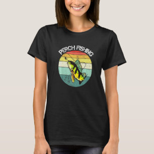Barsch Angeln Retro Vintage Fischer Damen Liebe T-Shirt