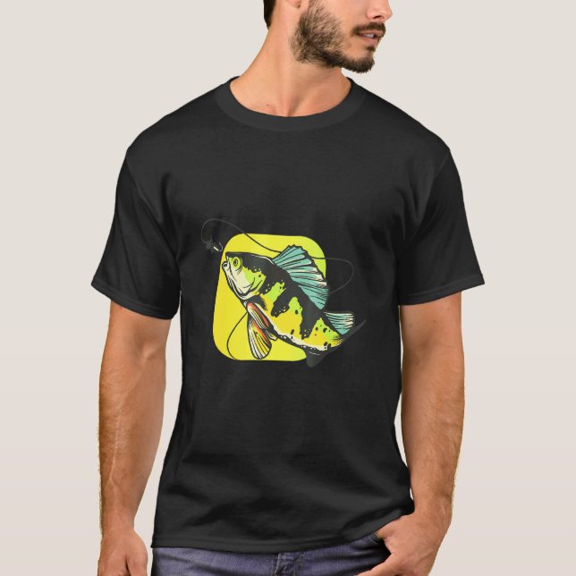 Barsch Angeln T-Shirt (Vorderseite)