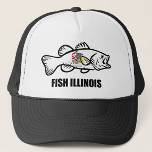 Barsch Illinois Bass Truckerkappe