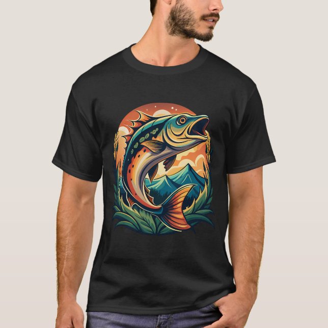 Barschfisch T-Shirt (Vorderseite)
