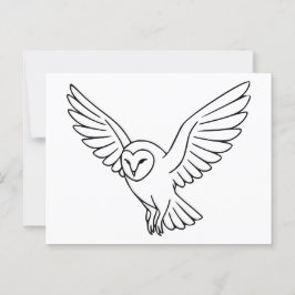 Barschüssel in Flight Line Art Postkarte