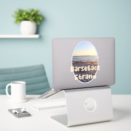 Barseback Strand, Beach Custom Cut Vinyl Sticker