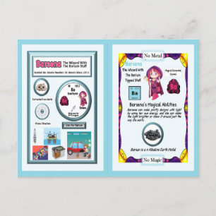 Barsena Wizard - Barium Element Postkarte