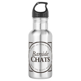 Barside Chats Podcast Symbol:Trinkflasche Edelstahlflasche